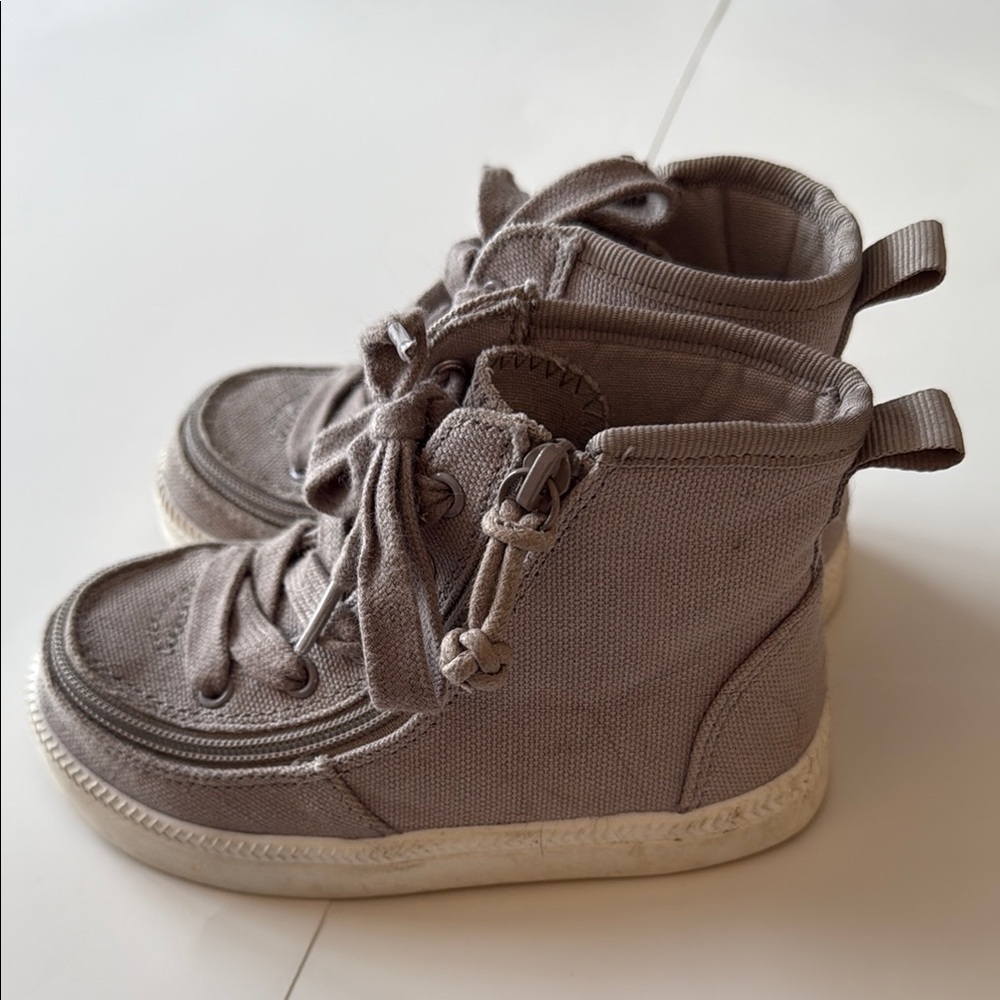 Kids Gray High-Top Sneakers - Picture 4 of 6